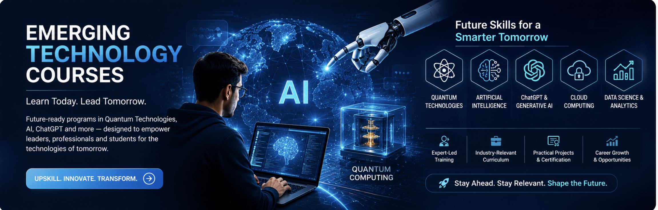 Emerging Technology Courses — Quantum, AI, ChatGPT and Cloud Computing